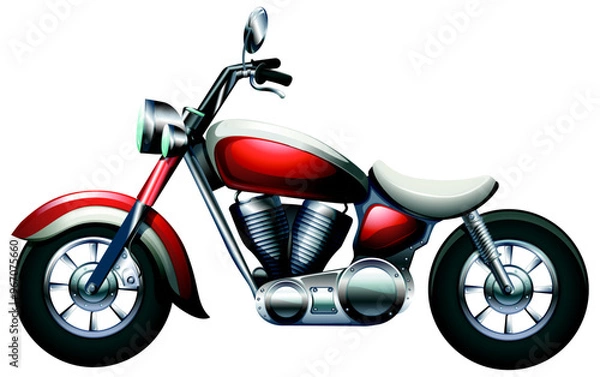 Obraz Two wheeler bike,Motorcycle ...