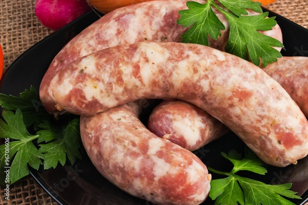 Obraz Sausages for frying
