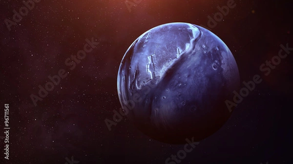 Obraz Neptun - planeta Układu Słonecznego o wysokiej rozdzielczości i najlepszej jakości. Wszystkie dostępne planety. Te elementy obrazu dostarczone przez NASA