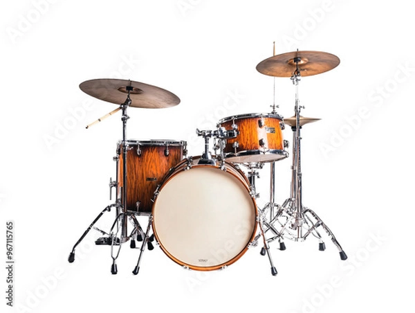 Fototapeta a drum set with a white drum set