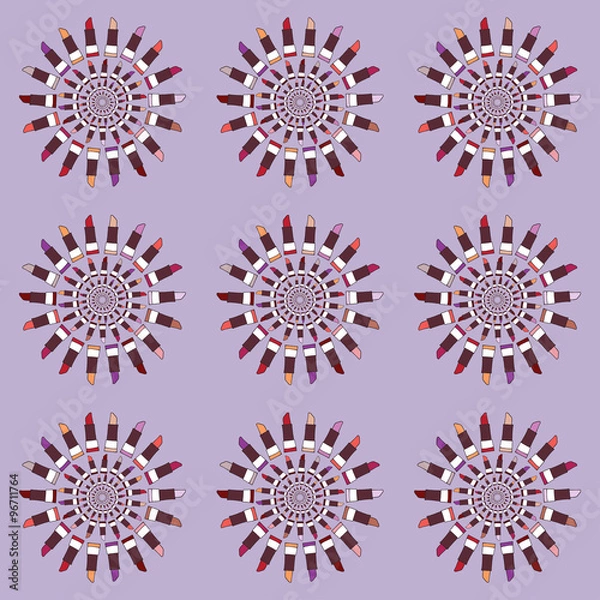 Obraz Colorful patterns lipstick 
