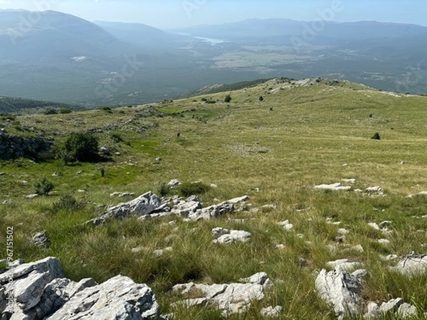 Obraz Dinara mountain in Croatia, landscape