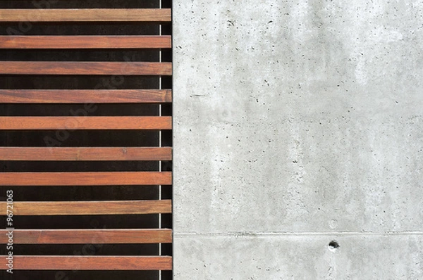 Obraz detail on the facade modern outdoor