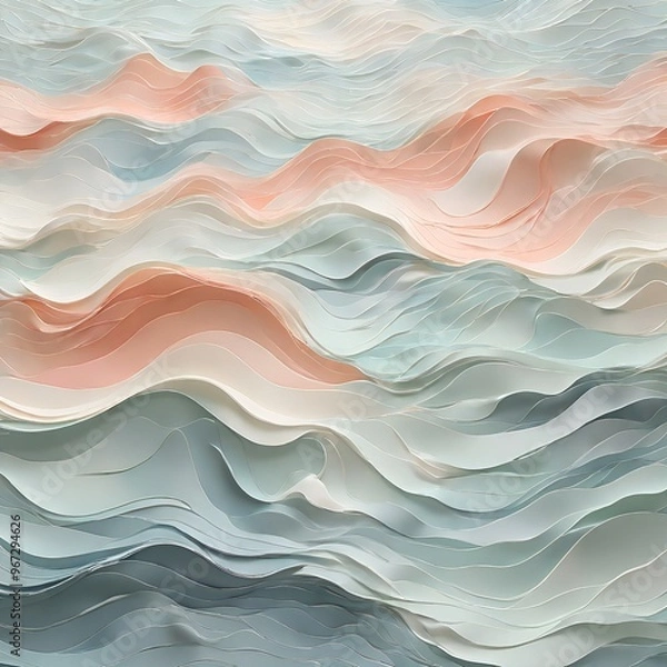 Fototapeta abstract background with waves