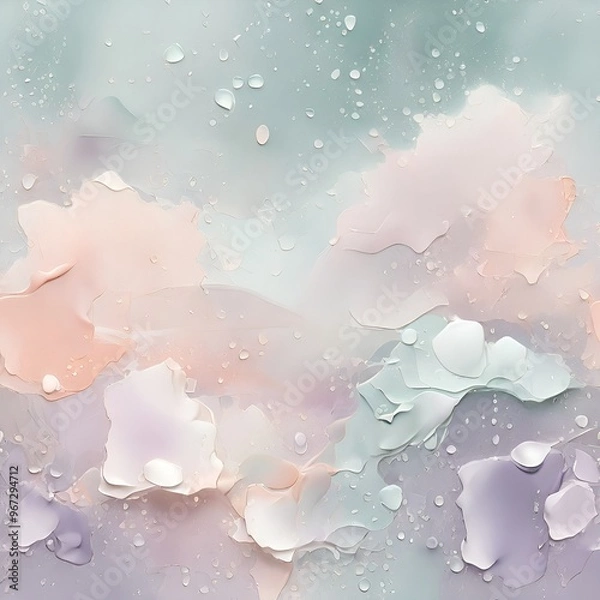 Obraz background with snowflakes