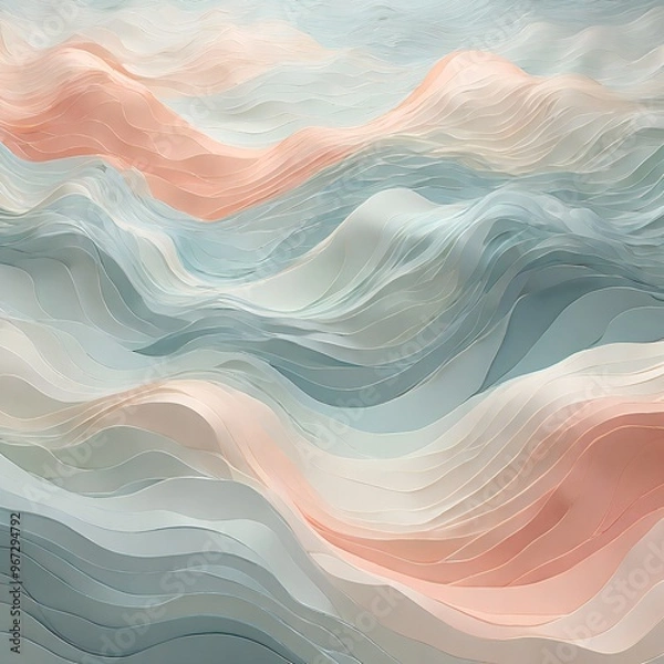 Fototapeta abstract background with waves