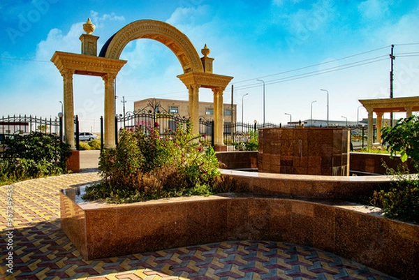 Obraz Входная арка ресторана