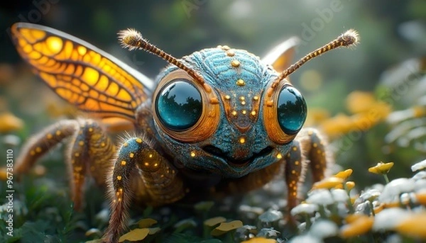 Fototapeta Nature's Powerhouse: The Industrious Ant in Action