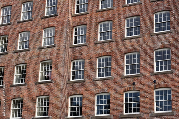 Fototapeta viele fenster