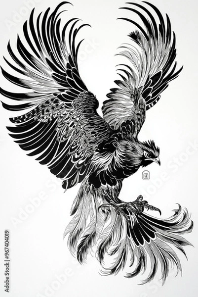 Fototapeta Eagle tattoo
