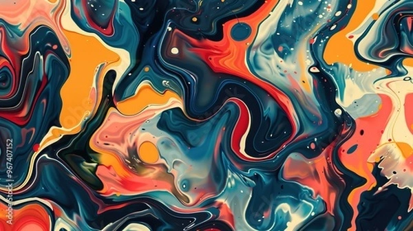 Fototapeta modern art pattern wallpaper