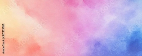 Obraz A vibrant abstract background showcasing smooth gradients of pink, purple, and blue, perfect for designs and artistic projects.
