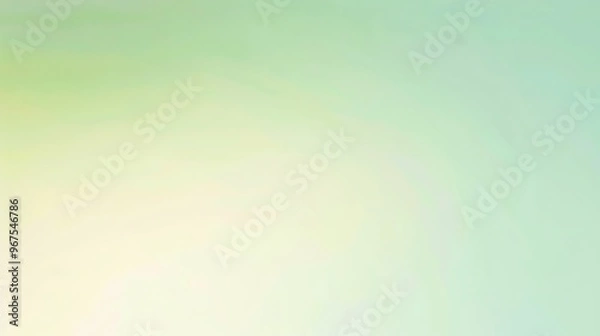 Fototapeta Pale Green Gradient Background with Smooth Transitions, Plain Background, Copy Space, Gradient Background