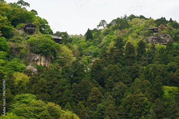 Obraz 山形県　山寺