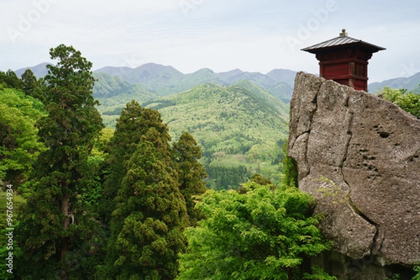Obraz 山形県　山寺