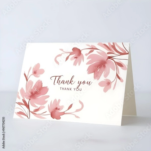 Obraz Thank You Pink Color Photo