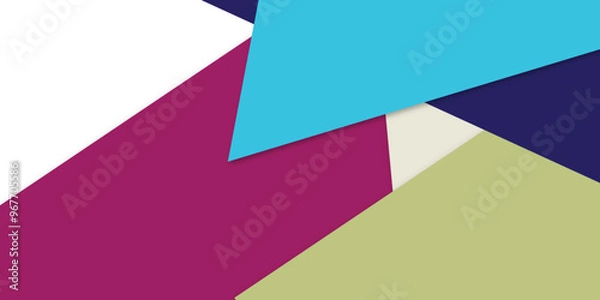 Fototapeta Multi Color pastel, rainbow vector texture in style, Abstract pastel paper cut background, Simple asymmetrical wallpaper. Suitable for templates, banners, cards, covers, web, pages, and others . 
