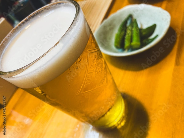 Obraz ビールとおつまみ