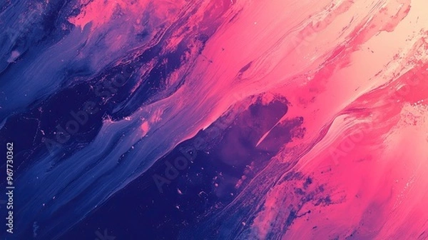 Fototapeta A vibrant gradient with digital glitches and distortions, creating a modern and edgy aesthetic.