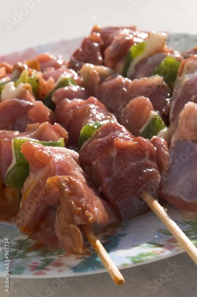 Obraz meat for barbecue
