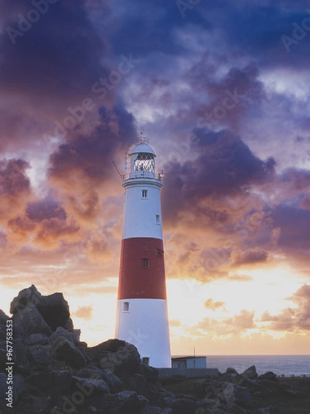 Obraz Lighthouse at sunrise
