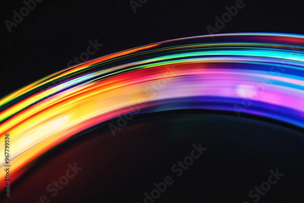 Fototapeta Abstract rainbow background design, 3d rendering