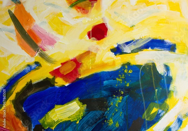 Fototapeta Detail of the Painting as a Background