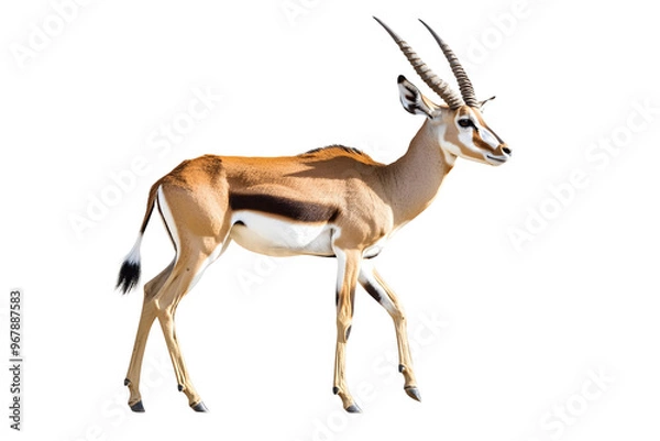 Obraz impala antelope isolated on transparent background