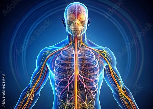 Obraz organ functions nervous system pathways