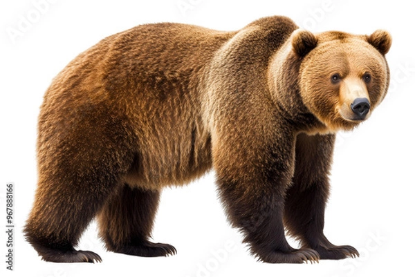 Obraz brown bear isolated on transparent background