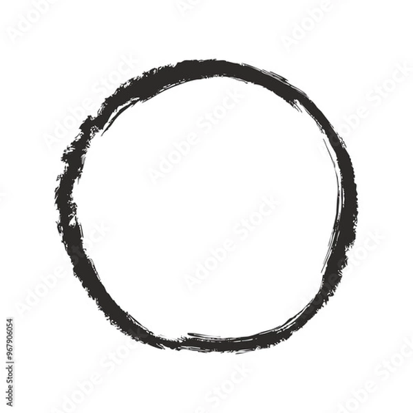 Fototapeta Grunge Circle. Vector Grunge round shape elements