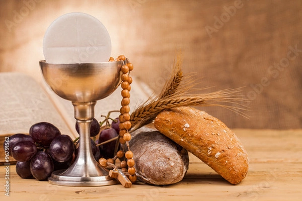 Obraz holy communion composition