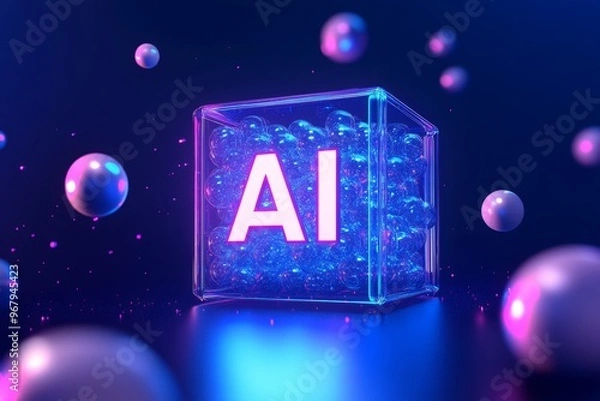 Fototapeta Discover the fusion of creativity and technology! This AI-generated image showcases the future of digital art, where imagination knows no bounds.