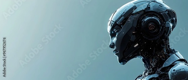 Obraz Precision Driven Robotics Showcasing the Exactness and Accuracy of AI Enhanced Robotic Systems Highlighting the Sophistication and Innovation of Futuristic Technological Advancements