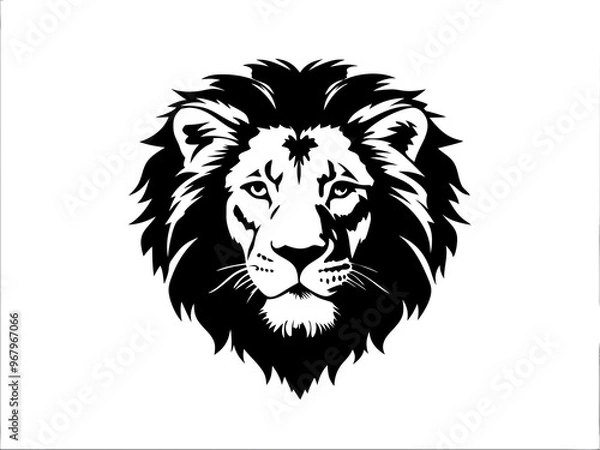 Obraz lion head  transparent background png file,