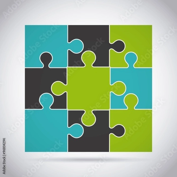 Obraz puzzle assembling design 