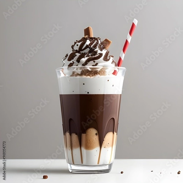 Fototapeta Snickers milkshake