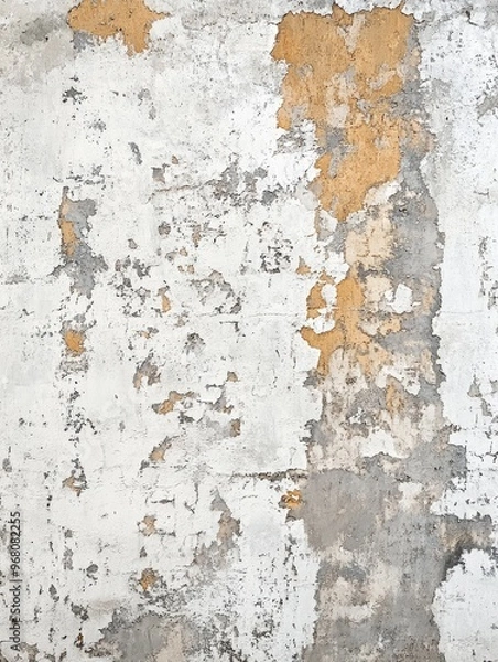 Fototapeta High resolution oil painting featuring cement and concrete textures suitable for patterns and backgrounds showcasing intricate cement and concrete designs