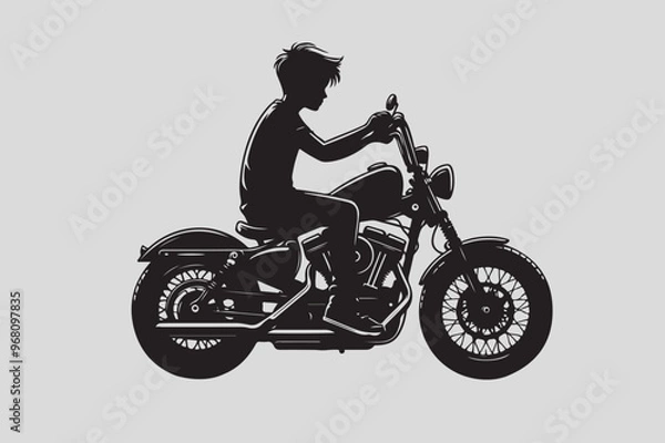 Obraz High-Quality Motorcycle Vector Illustrations