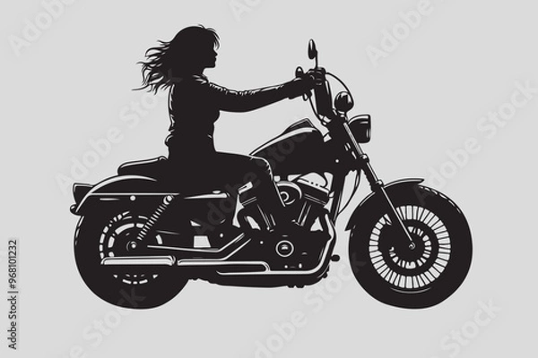 Obraz High-Quality Motorcycle Vector Illustrations