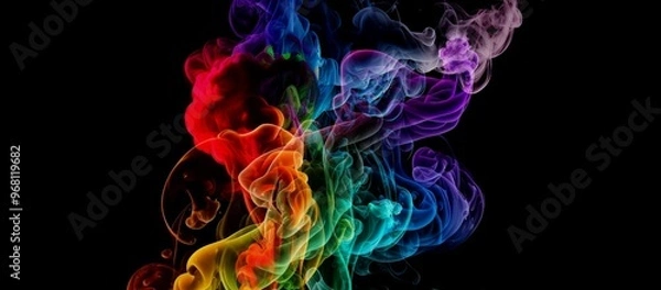 Obraz abstract colorful background illustration 
