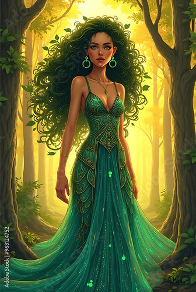 Obraz Forest goddess