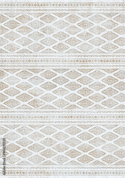 Fototapeta diamond pattern rug design pattern texture
