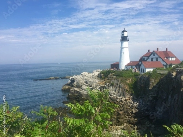 Obraz lighthouse in maine