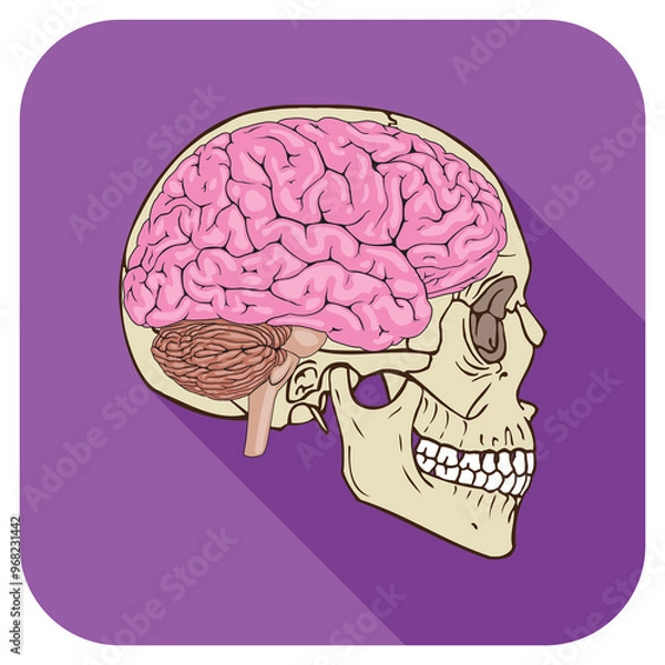 Obraz Brainiac Icon Purple