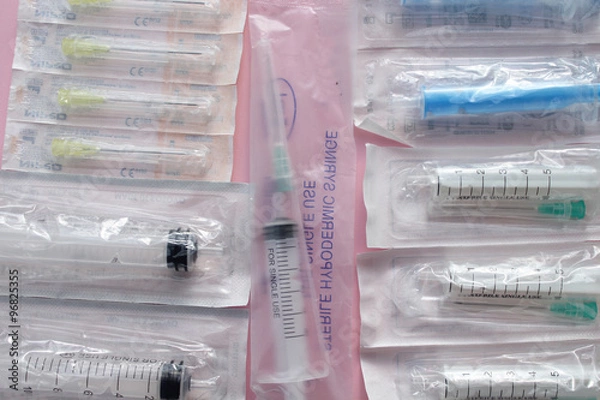 Obraz Plastic syringe - packed 