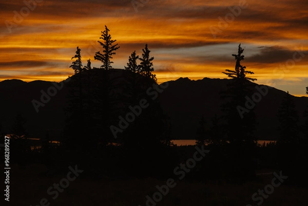 Obraz Sunset on Buffalo Mountain, Colorado