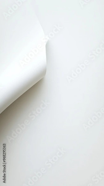 Obraz Abstract folded white paper texture close-up