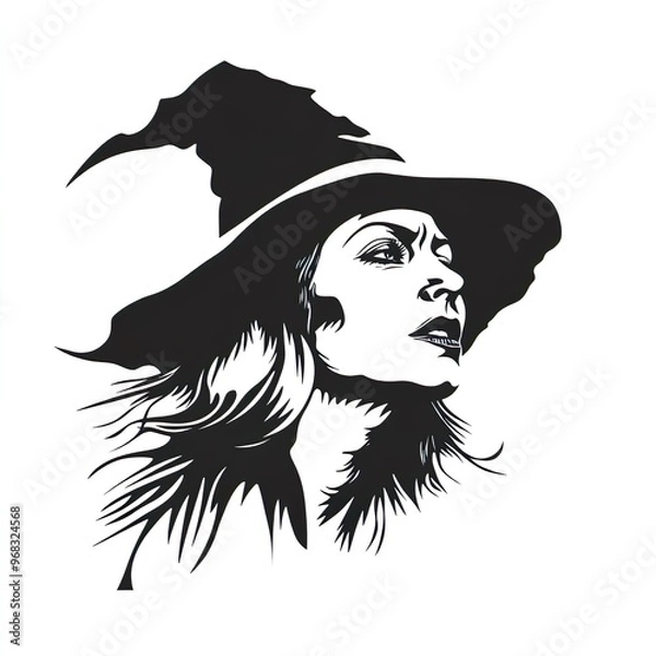 Obraz Witch Stencil