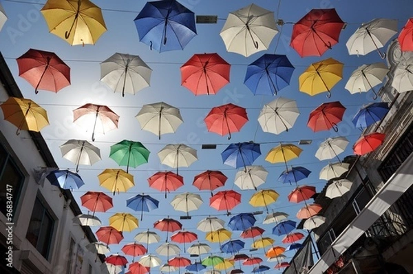 Obraz Umbrella Street in Antalya